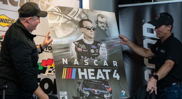 Visit Kevin Harvick, Tony Stewart grace NASCAR Heat 4 cover page