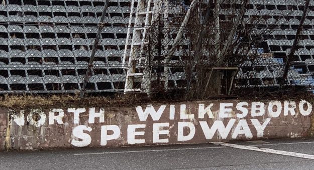 Visit Dale Jr., crew clean up North Wilkesboro Speedway for iRacing track scan page