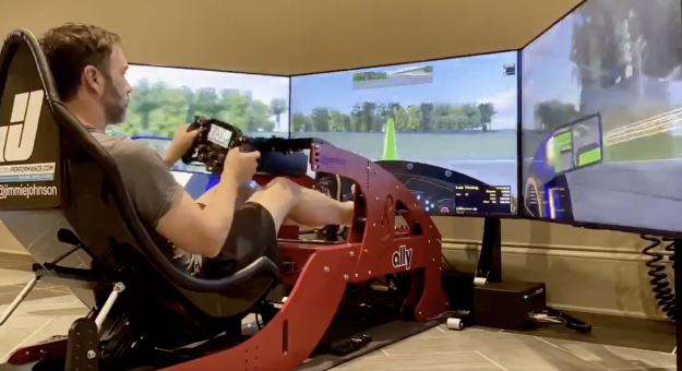 Visit Wide World of Esports: iRacing gender reveal, sim time for Jimmie and Coca-Cola iRacing Series at Auto Club page