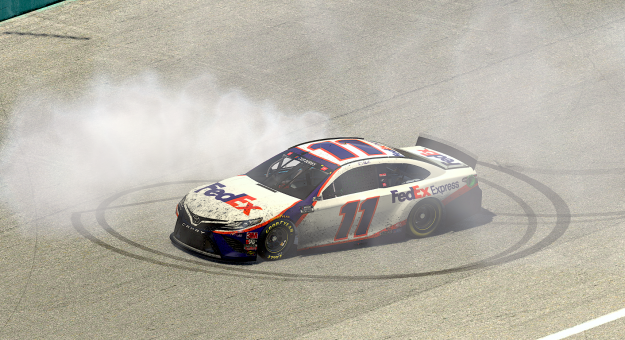 Visit Denny Hamlin outduels Dale. Jr to win Pro Invitational Series race at Homestead page