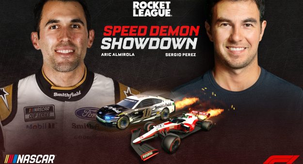 Visit NASCAR, F1 drivers face off in Rocket League Speed Demon Showdown page