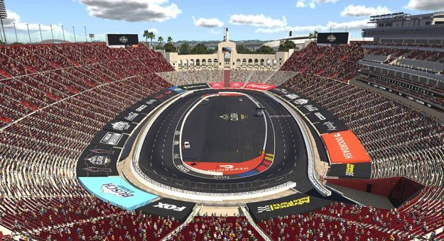 Visit Los Angeles Memorial Coliseum released on iRacing page