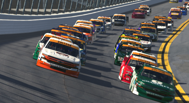 Visit eNASCAR College iRacing Series Time Trials Underway for Charlotte Event page