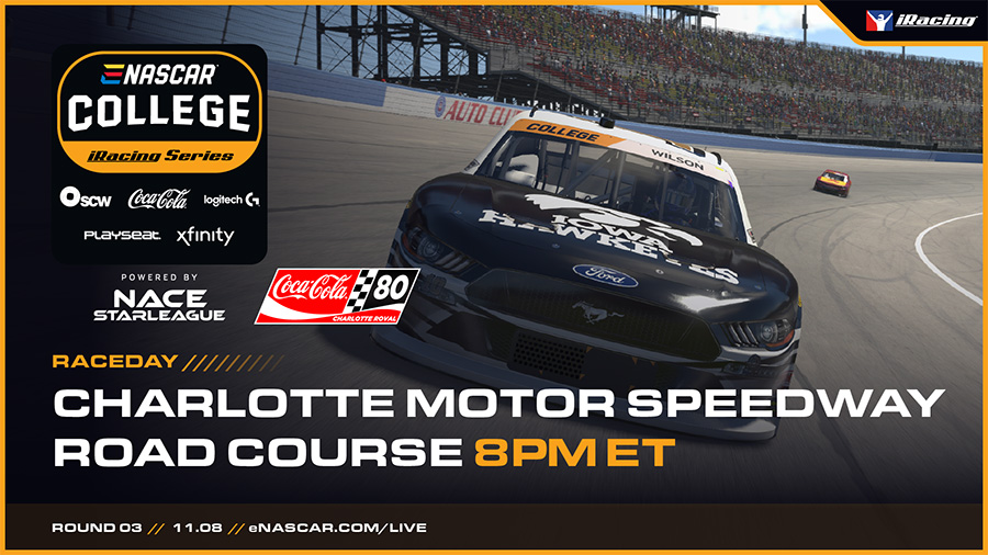 eNASCAR College iRacing Series Race Preview: Coca-Cola 80 at Charlotte ...