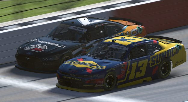 Visit Caruth Catches Bergeron to Score Final eNASCAR International Win of 2022 at Darlington; Lapcevich Claims Title page