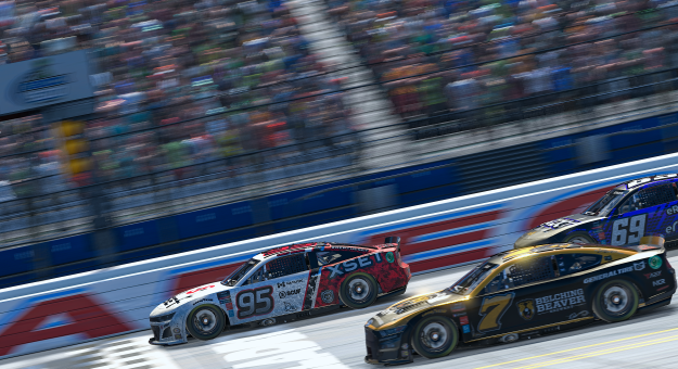 Visit Casey Kirwan passes Malik Ray in final moments to win eNASCAR at Talladega page