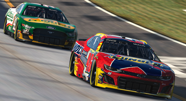 Visit Jimmy Mullis returns to eNASCAR victory lane at Nashville Superspeedway page