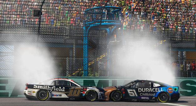 Visit Steven Wilson scores redemption with 2023 eNASCAR Coca-Cola iRacing Series championship page
