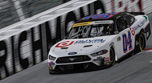 Visit Darik Bourdeau breaks into eNASCAR Contender iRacing Series victory lane at Richmond page