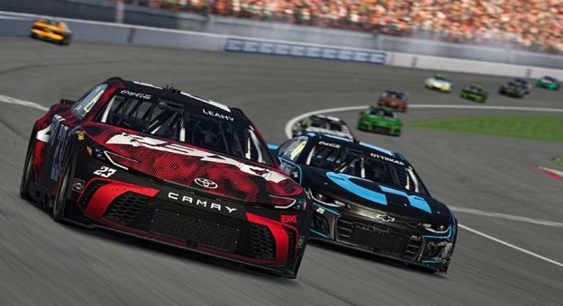 Visit Keegan Leahy returns to eNASCAR Coca-Cola iRacing Series victory lane at Las Vegas page