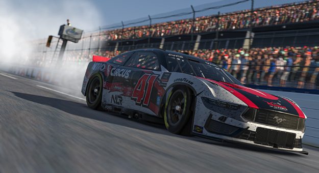Visit Dylan Duval breaks eight-year drought with eNASCAR Coca-Cola iRacing Series win at Talladega page
