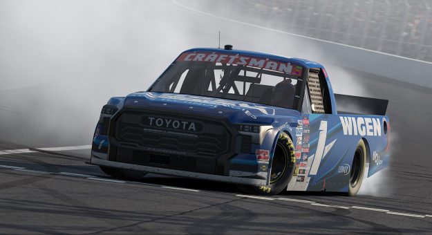 Visit Garrett Manes tames the top of 18 eNASCAR Coca-Cola iRacing Qualifying Series splits at Rockingham page