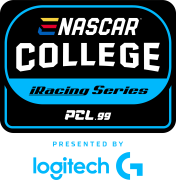 eNASCAR College iRacing Series Presented by Logitech G logo